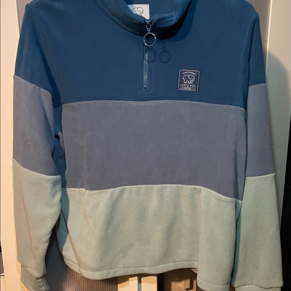Ivory Ella fleece pullover